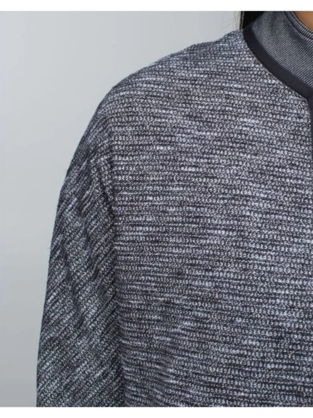 LULULEMON Cocoon Car Coat Size Small Black / Coco Pique Black - Picture 3 of 12